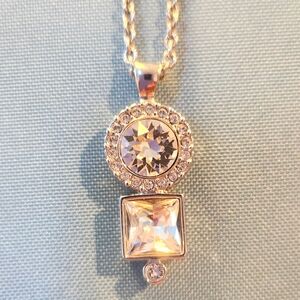 Touchstone Crystal Spotlight Pendant necklace